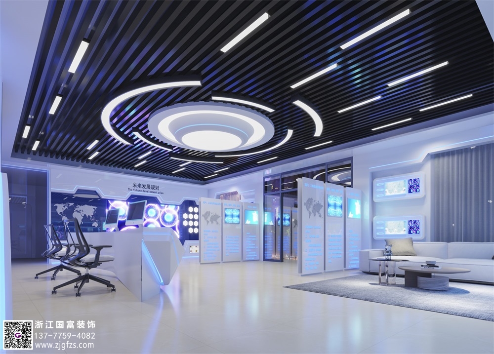 寧波辦公室裝修設(shè)計效果圖，舒適、高效的辦公環(huán)境